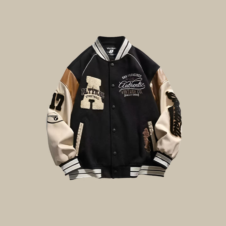 Echoarchiv - Yanks Vintage Bomberjacke, Übergrößen Herrenmodell
