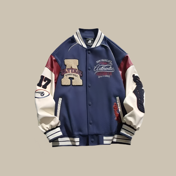 Echoarchiv - Yanks Vintage Bomberjacke, Übergrößen Herrenmodell