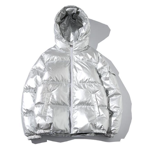 Echoarchiv | Gepolsterte Winterjacke mit Kapuze Polyester Warm und Wasserabweisend