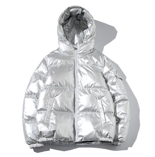 Echoarchiv | Gepolsterte Winterjacke mit Kapuze Polyester Warm und Wasserabweisend