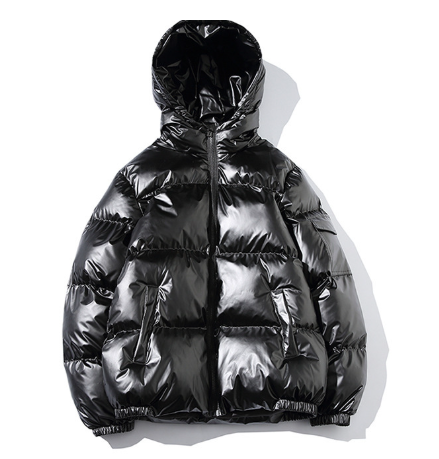 Echoarchiv | Gepolsterte Winterjacke mit Kapuze Polyester Warm und Wasserabweisend