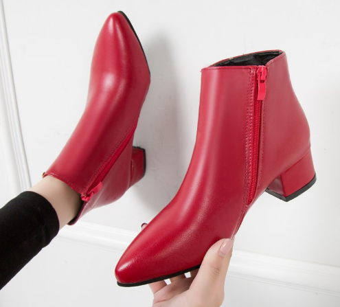 Stilvolle Lederstiefeletten Für Damen Herbstmode – Varelle