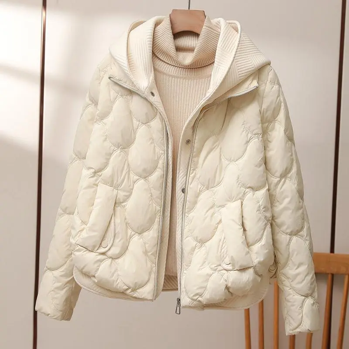 Echoarchiv | Wetterfeste Jacke mit Kapuze Damen Regular Fit Belle Couture Essential Wasserdicht