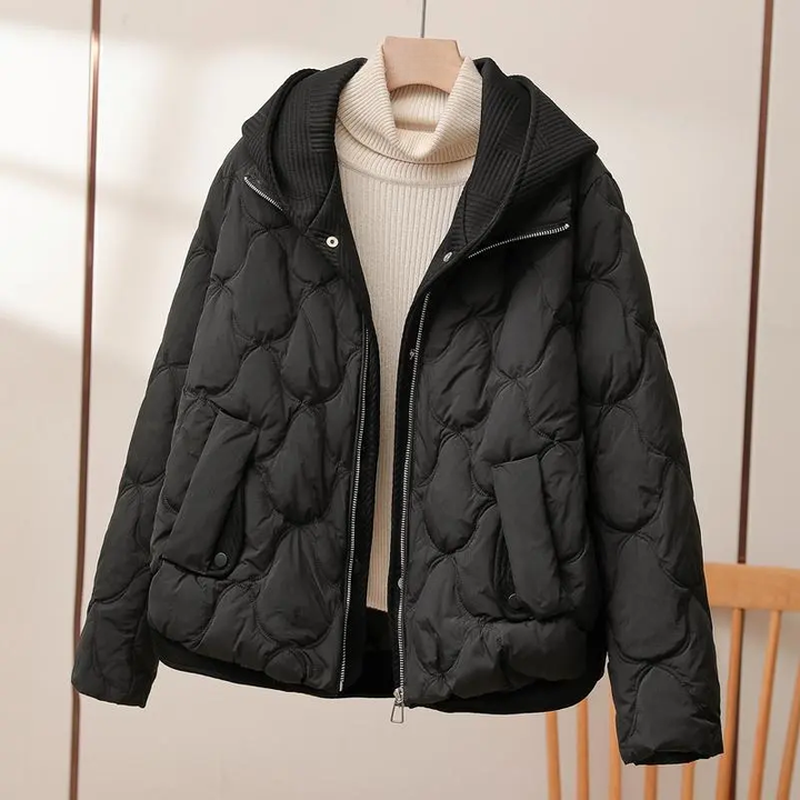 Echoarchiv | Wetterfeste Jacke mit Kapuze Damen Regular Fit Belle Couture Essential Wasserdicht