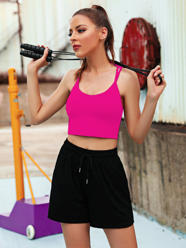 Echoarchiv | 3Er Pack Damen Sport Bh Gepolstert Crisscross Yoga Bh Nahtlos Mittel Impact Fitness ActivewEchoarchivr