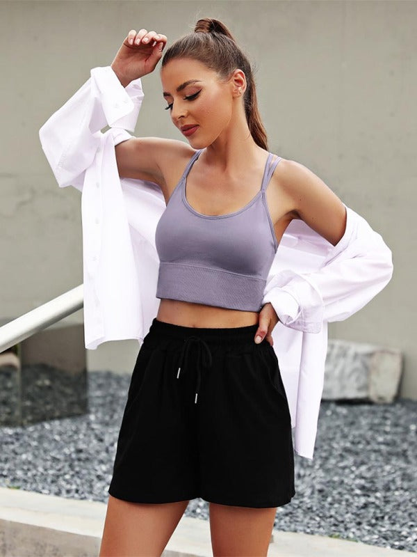Echoarchiv | 3Er Pack Damen Sport Bh Gepolstert Crisscross Yoga Bh Nahtlos Mittel Impact Fitness ActivewEchoarchivr