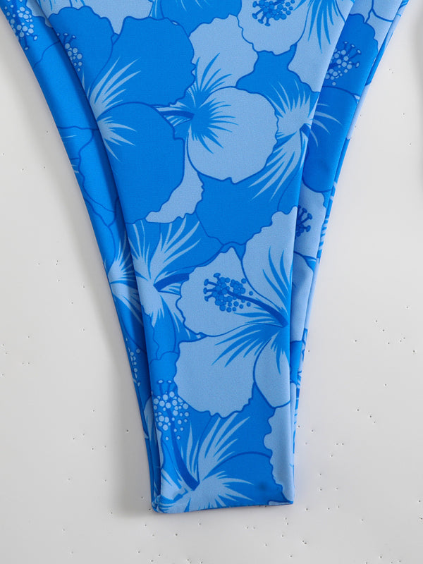 Echoarchiv | Blumenmuster Halterneck-Bikini
