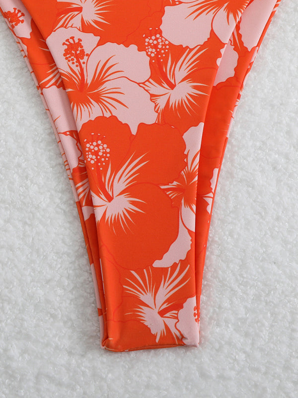 Echoarchiv | Blumenmuster Halterneck-Bikini