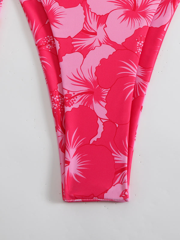 Echoarchiv | Blumenmuster Halterneck-Bikini