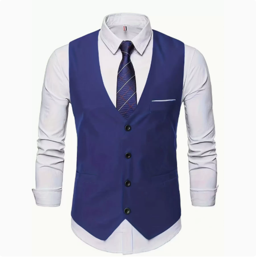 Herren elegante Anzugweste mit praktischen Taschen und modischem Design Echoarchiv