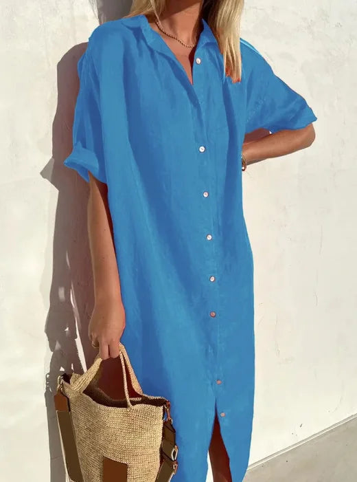 Echoarchiv | Leinen Hemdkleid