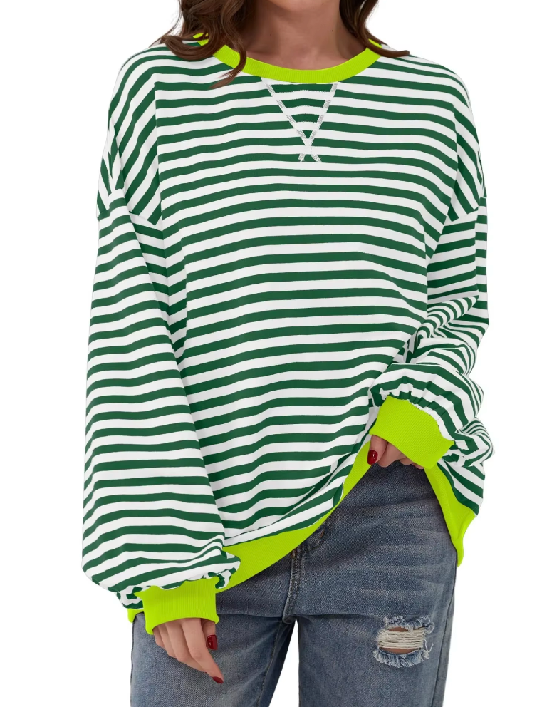 Echoarchiv | Lässiges Gestreiftes SwEchoarchivtshirt Weich und Stilvoll Perfekt für Entspannte Tage