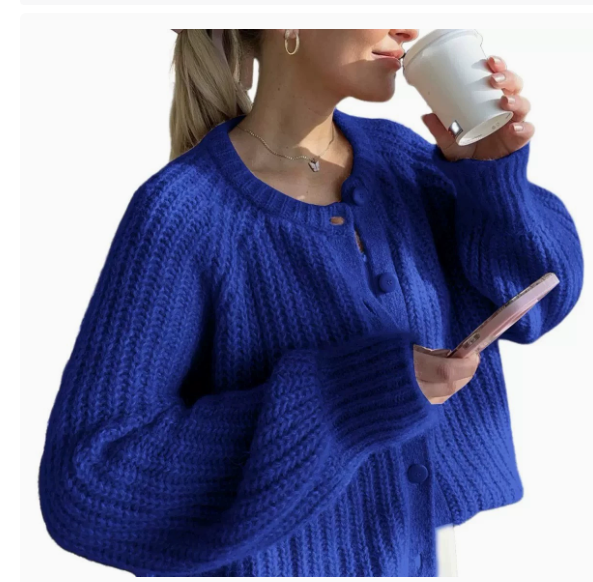 Echoarchiv | Chunky Strickcardigan Weich und Warm Perfekt für Den Alltag
