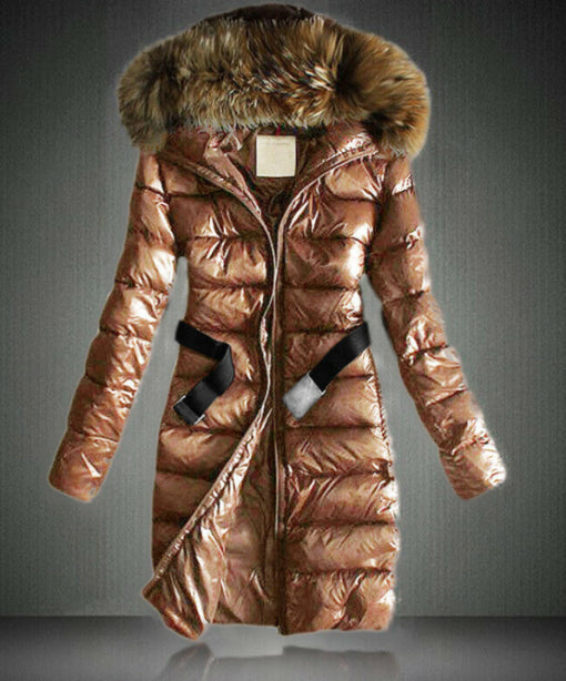 Winterjacke mit Pelzkragen für Damen - Geneve