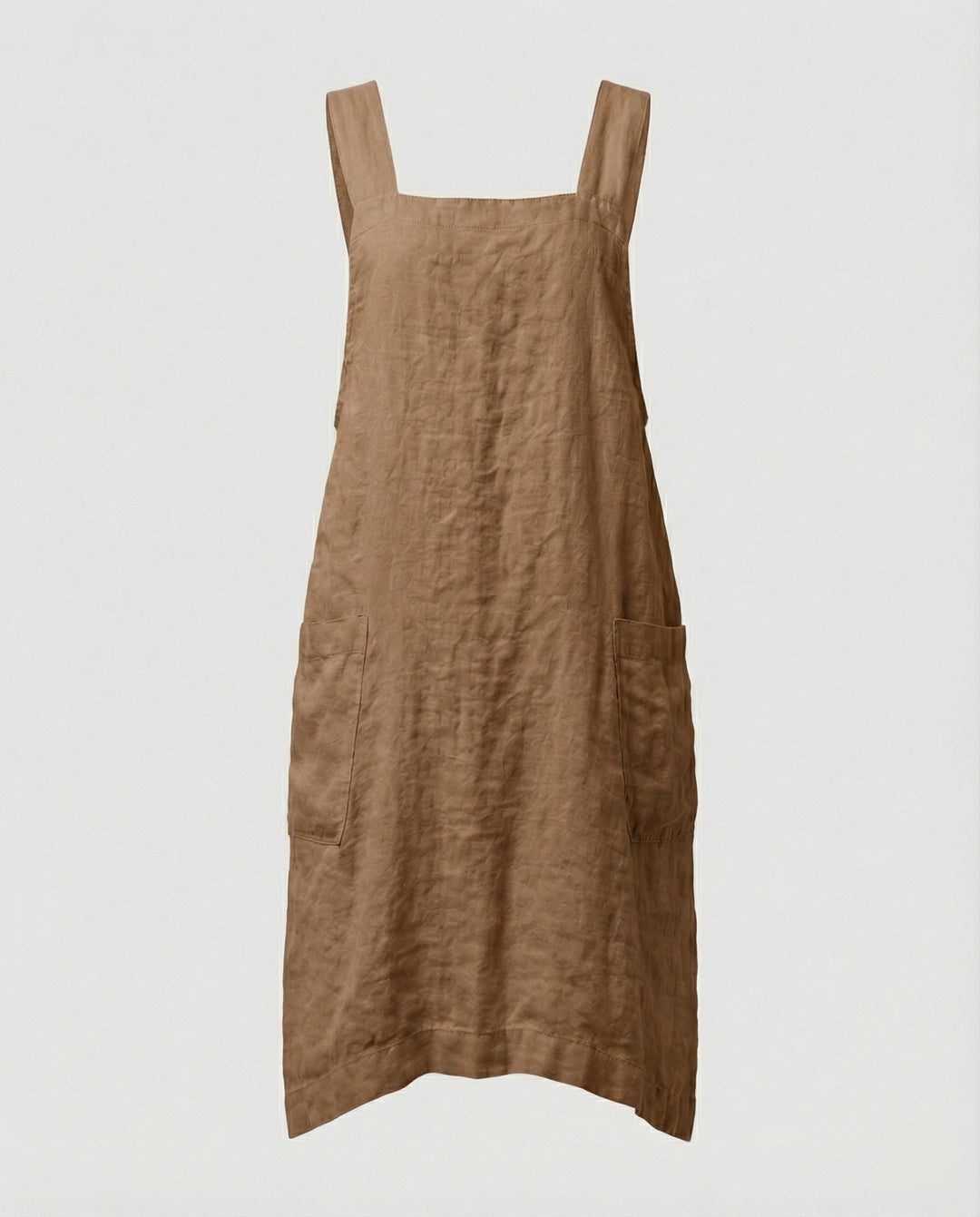 Baumwol Schürzenkleid mit Taschen – Lunéa
