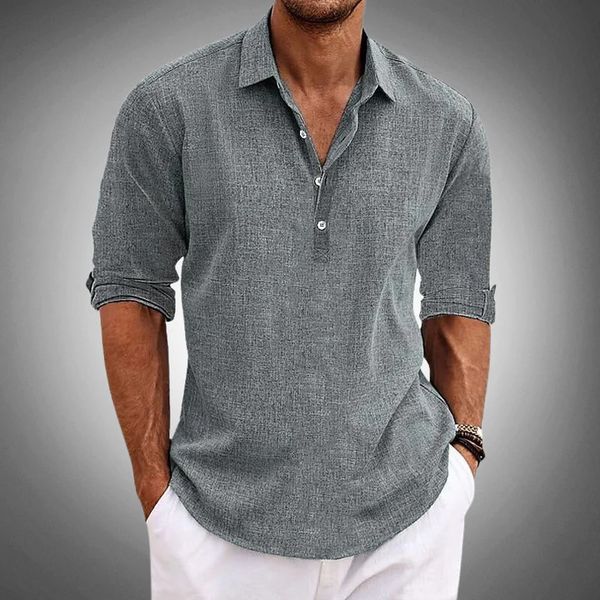 Echoarchiv | Herren Langarm-Poloshirt mit Knopfleiste