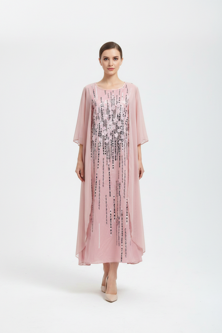 Echoarchiv | Elegante Individuell Gedrucktes Kleid