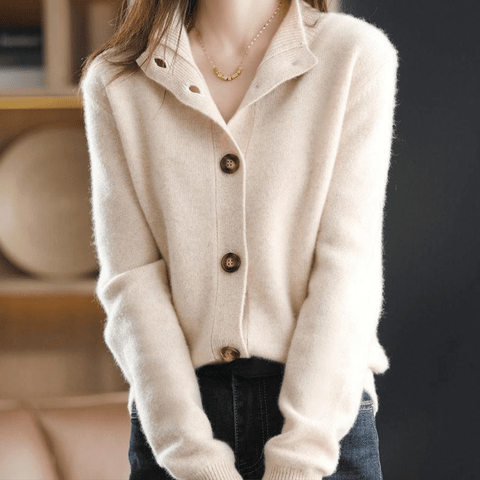 Echoarchiv | Luxuriöse Kaschmir Strickjacke