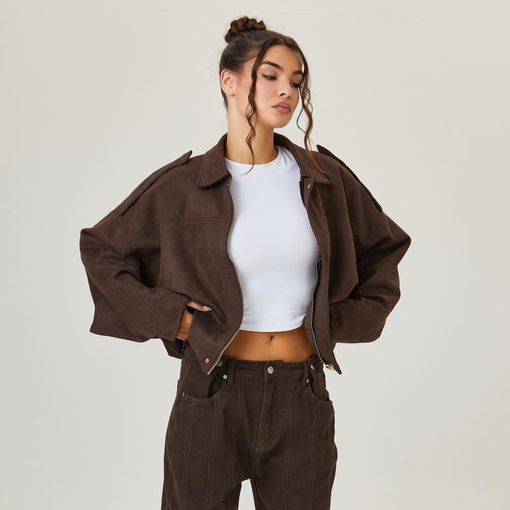 Echoarchiv | Wildleder Bomberjacke