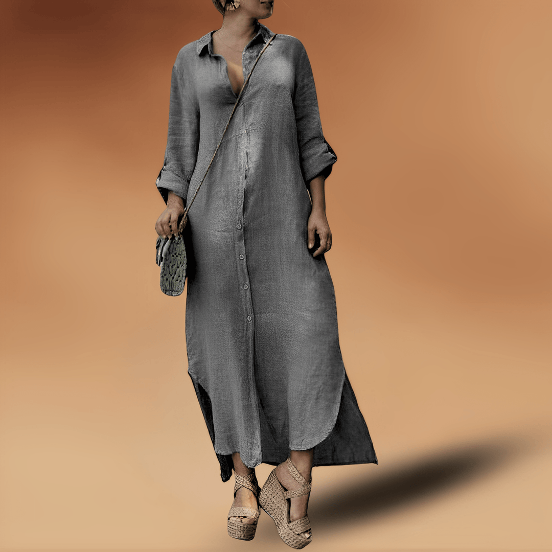 Echoarchiv | Stilvolles Leinenkleid