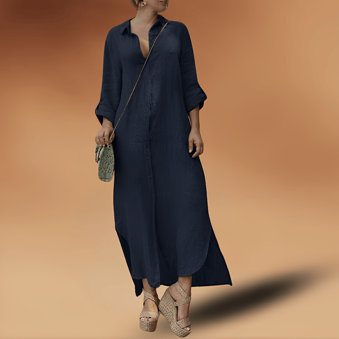 Echoarchiv | Stilvolles Leinenkleid