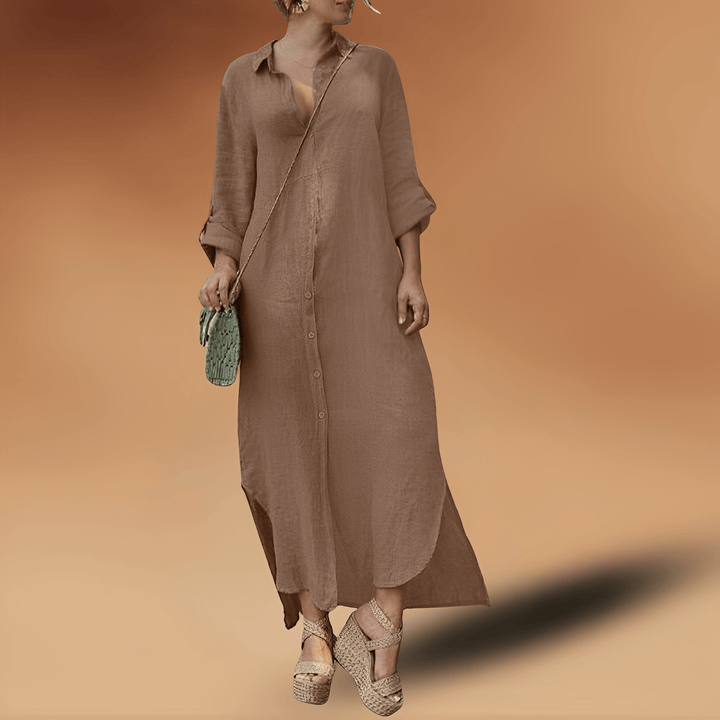 Echoarchiv | Stilvolles Leinenkleid