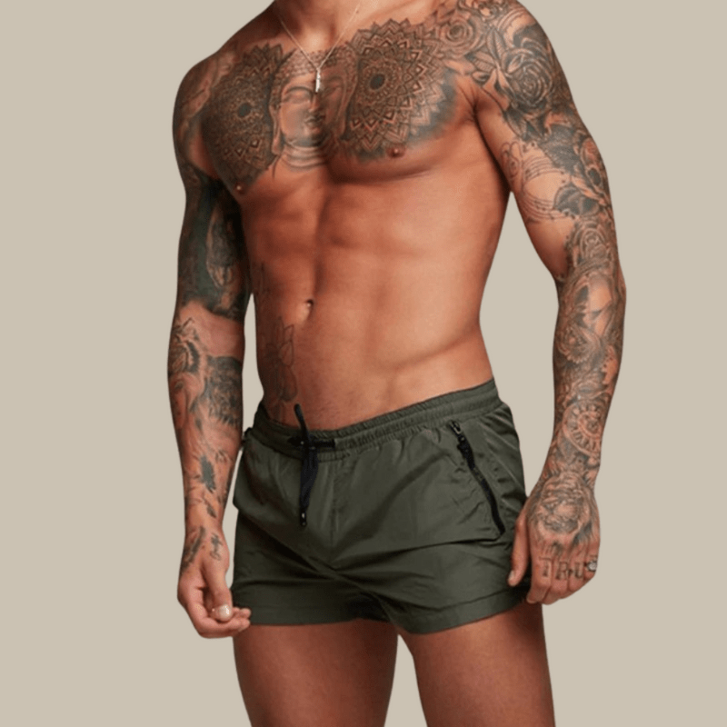 Echoarchiv | Herren Badehose Schnell Trocknende Schwimmshorts mit Stretch
