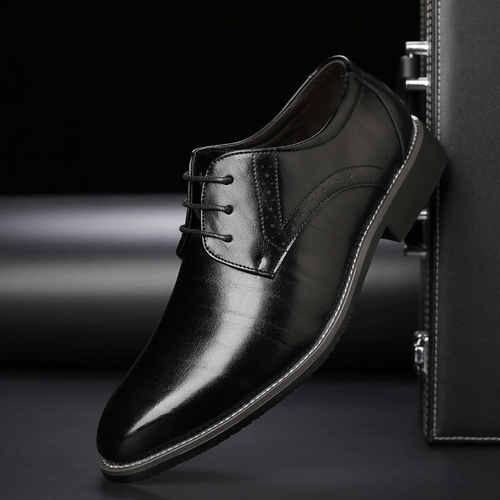 Echoarchiv | Stilvolle Herren Schuhe Schnürschuhe mit Brogue Details