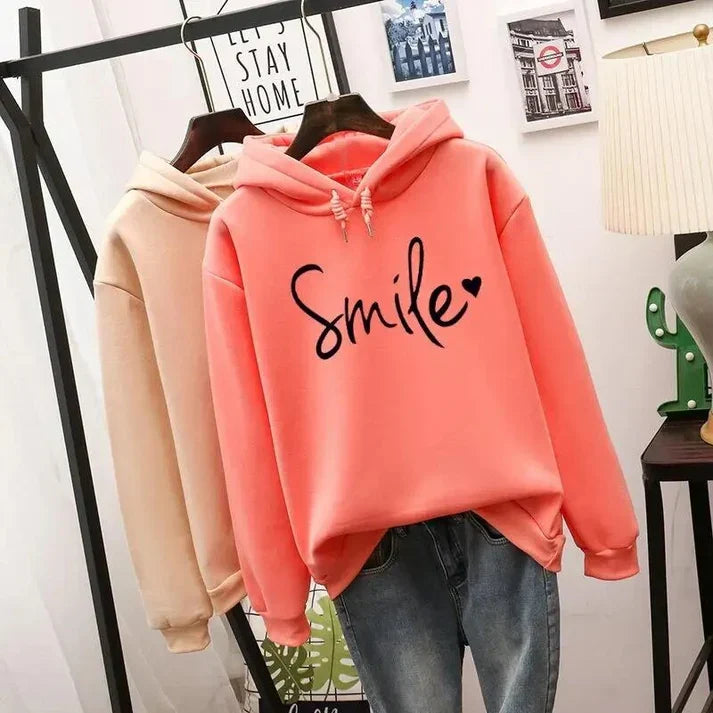 Echoarchiv | Bequemer "Smile" Grafik Hoodie