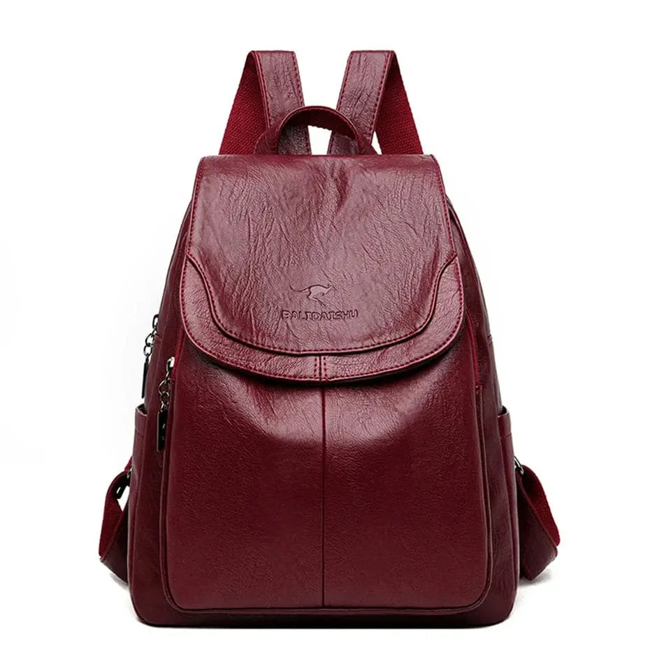 Anti Diebstahl Rucksack Aus Leder – Avelisse