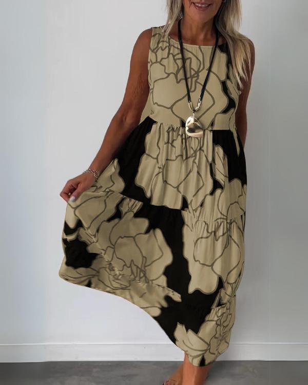 Echoarchiv - Komfortables Ärmelloses Sommerkleid für Damen