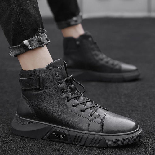 Echoarchiv | Robuste Schwarze Herrenschuhe