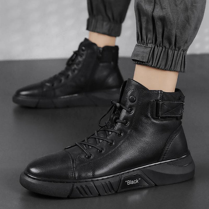 Echoarchiv | Robuste Schwarze Herrenschuhe