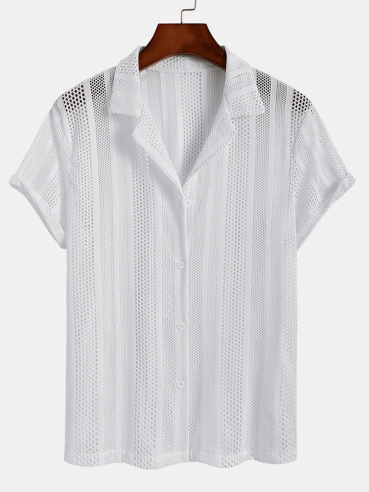 Mesh Textur Shirt – Maréline