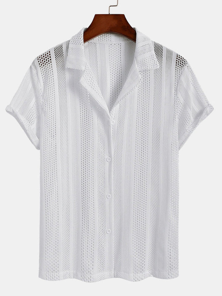 Mesh Textur Shirt – Maréline