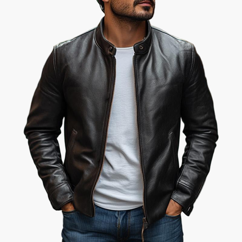 Jacke - Modernes Slim Fit Design mit Stehkragen, Stilvolle Alltags- und Freizeitjacke – Taviero