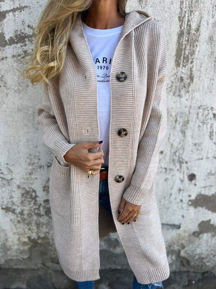 Echoarchiv | Lange Und Bequeme Strickjacke