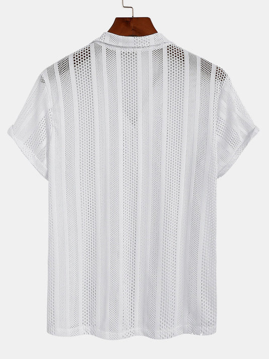 Mesh Textur Shirt – Maréline