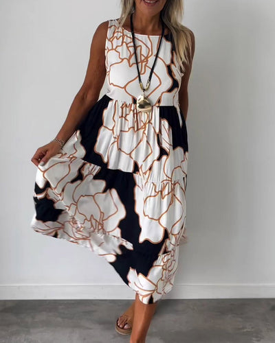 Echoarchiv - Komfortables Ärmelloses Sommerkleid für Damen
