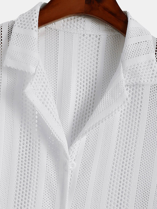Mesh Textur Shirt – Maréline