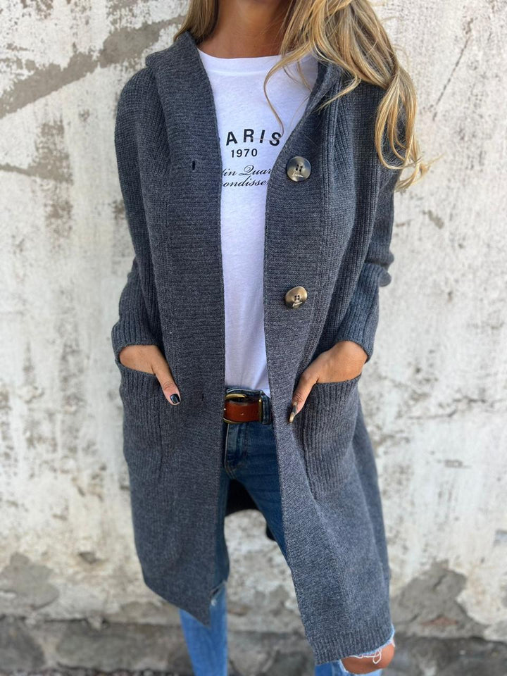 Echoarchiv | Lange Und Bequeme Strickjacke