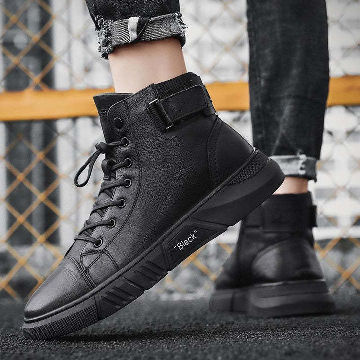 Echoarchiv | Robuste Schwarze Herrenschuhe