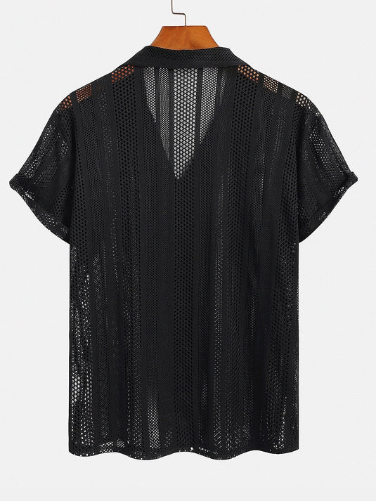 Mesh Textur Shirt – Maréline