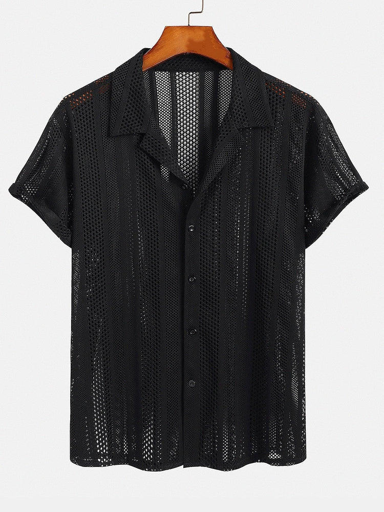 Mesh Textur Shirt – Maréline