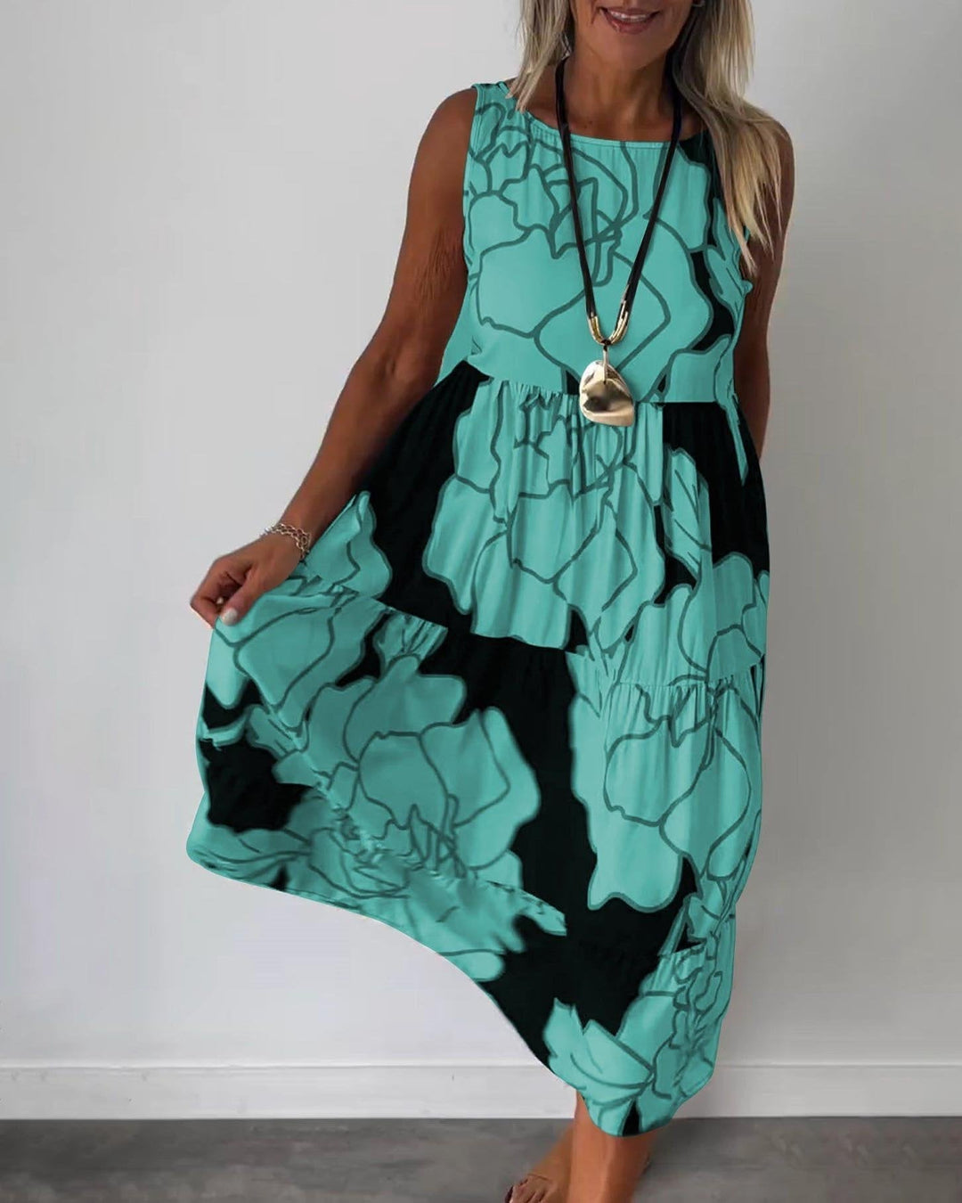 Echoarchiv - Komfortables Ärmelloses Sommerkleid für Damen