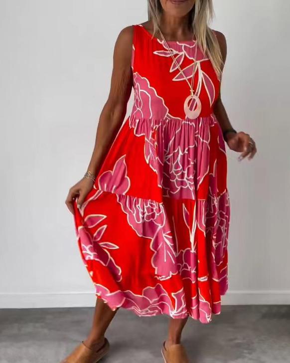 Echoarchiv - Komfortables Ärmelloses Sommerkleid für Damen