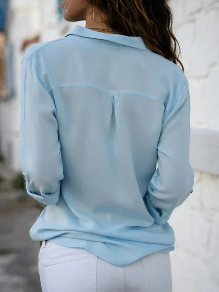 Klassische Bluse für Damen Zeitlos und Vielseitig für Jeden Anlass – Élovi