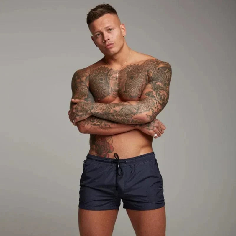 Echoarchiv | Kurze Badeshorts für Männer mit Tasche