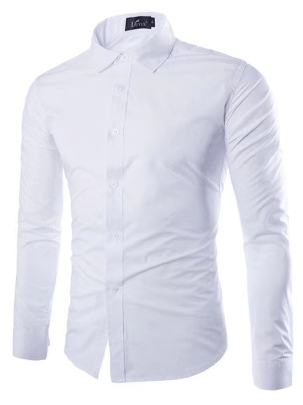 Echoarchiv | Lässiges Bügelfreies Slim Fit Herrenhemd