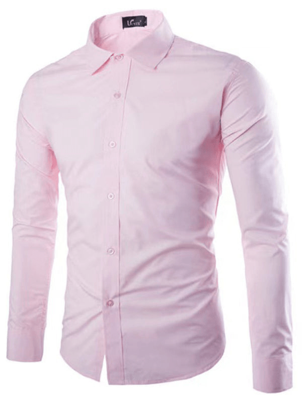 Echoarchiv | Lässiges Bügelfreies Slim Fit Herrenhemd